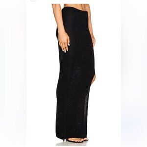 Superdown Charcoal Knit Pencil Skirt